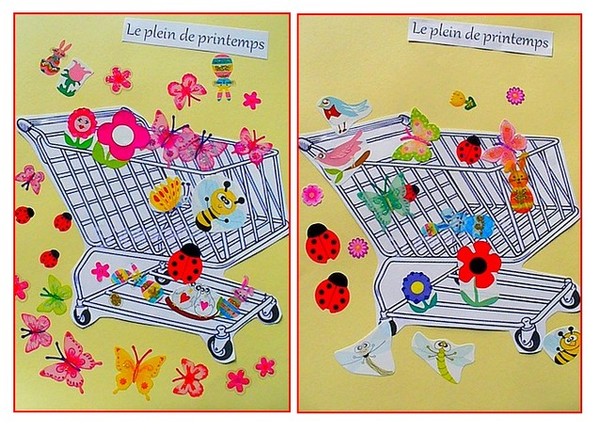 je suis content c'est printemps